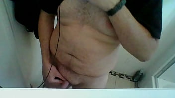 Preview 4 of Latex Breast - chubby boy peeing for you..
