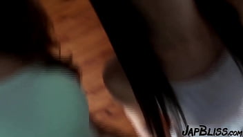 Preview 1 of Mom With Son Sister Threesome - JapBliss 4K &ndash_ Fucking The Japanese Step Sisters Without A Condom!