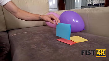 Preview 1 of Xnxx Xxx India - FIST4K. Cute redhead and her BF try fisting during sex in living room