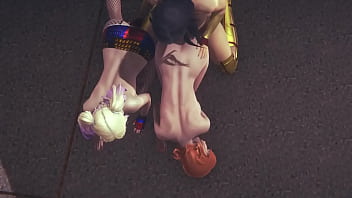 Preview 4 of Www Xxx 3gp Cm - Marvel DC Hentai Futanari - Black Widow is fucked by Wonder Woman Futa and then she also fucks Harley Quinn in a threesome - Japanese Asian Manga Anime Game Porn