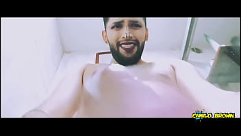 Preview 4 of Xnxxxxxc Com - Alien boy jerking his big uncut cock in the shower and eating his own cum