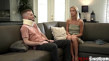 Preview 2 of Tutor Boy - filthysins.com-Stepsister Payton Avery rides her stepbrothers and his dick with her teen juices
