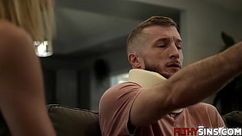 Preview 1 of Tutor Boy - filthysins.com-Stepsister Payton Avery rides her stepbrothers and his dick with her teen juices
