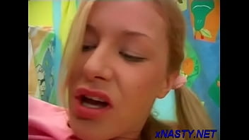 Preview 1 of Dasi Village Mom And Son Sex - Ravishing blonde Zhenya&#039_s taco is drilled
