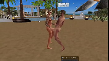 Preview 3 of Msnympho Bbw - NUDE BEACH DANCING NAKED