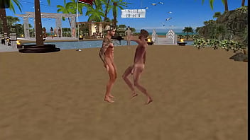 Preview 1 of Msnympho Bbw - NUDE BEACH DANCING NAKED