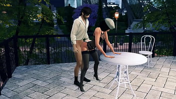 Preview 2 of Hot Sex Vk Pizza Delivery Nude - Sims 4. World Fuck Tour - France