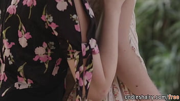Preview 2 of Japanese Madam Fuck By Student - Sensual blonde lesbian hottie seduces her redhead friend and lick her bush outdoors - Charlotte Stokely,  Maya Kendrick