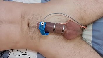Preview 2 of Hardcore Carmella Bing Gifs - Cum with E stim 2