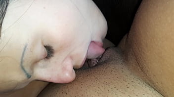 Preview 2 of Down Xvedoos - She gently licks my pussy and nipples until I cum - Lesbian Illusion Girls