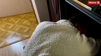 Preview 4 of Saki Okuga - Stepmother: -Oh my God,  no,  why did you pull your dick out? I am your stepmother