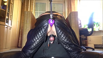 Preview 4 of Pure Pinay Scandal - Prostate massage with fuck machine and cock e-stim - cum milking