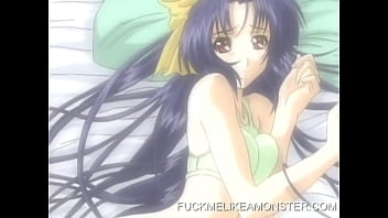 Preview 2 of Feminizacja - Busty hentai teen fucks her man on the beach