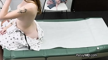 Preview 3 of Ami G Ami Viral Video - Freckled redhead patient sucks doctors dick