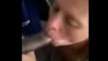 Preview 1 of My Hot Aunty Thong - Down her throat