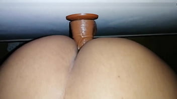 Preview 2 of 20 Year Gr8 Xxx Beautiful Seen - Riding The Brown Dildo (MyLovelyHotWife)
