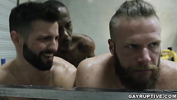 Preview 4 of Mom And Son In Law Hot - 2 muscular construction workers are preparing for their newest project to pass for inspection and they will do anything even suck a dick just to pass.