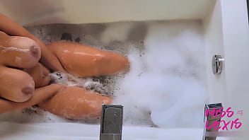 Preview 1 of Meson Angela - Bubble Bath Pussy Play