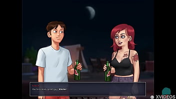Preview 3 of Honey Shakes - SUMMERTIME SAGA #126 &bull_ Comparing their boob sizes