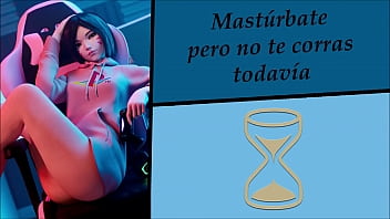 Preview 2 of Kayleigh Huntley - JOI hentai (interactivo) - Edge y orgasmo arruinado.