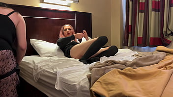 Preview 4 of Horny Neighbous - Feminized Femboy Dildo Fucked