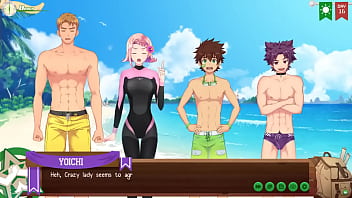 Preview 3 of Madhuri Dixit Xxxcms - How to Fuck Bareback on the Beach | Camp Buddy - Yoichi Route - Part 11