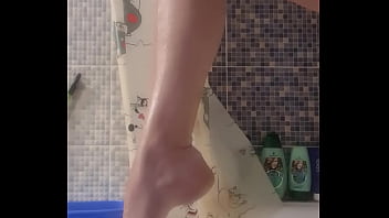 Preview 3 of Dood Hindi - Burning bitch smears cream on her legs in the bathroom