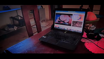 Preview 2 of Self Make Up - Mi hijastro sabe que sub&iacute_ un v&iacute_deo porno a Xvideos y sin imaginar lo encuentro haciendo la paja con un v&iacute_deo mio y termino follando con el