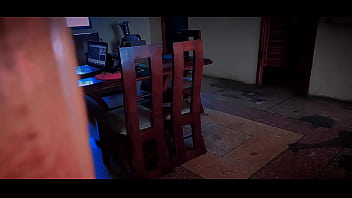 Preview 1 of Self Make Up - Mi hijastro sabe que sub&iacute_ un v&iacute_deo porno a Xvideos y sin imaginar lo encuentro haciendo la paja con un v&iacute_deo mio y termino follando con el