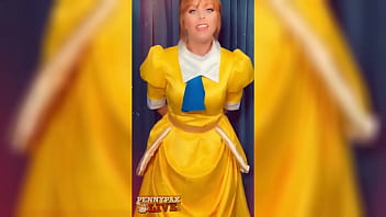 Preview 1 of Publ Ic - Hot Solo Cosplay Peformance Of Teasing Redhead Penny Pax!