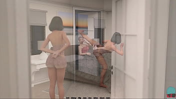 Preview 4 of Neighbour Sw - ABOVE THE CLOUDS #29 &bull_ Big boobs out of the woods