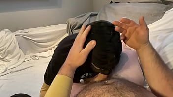 Preview 3 of Muslim Girl Triple Penetration - Insatiable faggot cumslut giving his alpha more sloppy throat