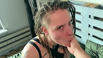 Preview 1 of Dani Daniel And Johnny Sex - Handcuffed slut is waiting for her master. This pussy is wanted to be used