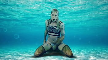 Preview 4 of Ust Scadal - Underwater Babe Dances and Plays With Her Clitty