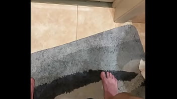 Preview 3 of Ember Pretty - cum on door in bathroom
