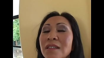 Preview 1 of Chai Seksi - Lusty brunette housewife with inward slant of the eyes seduced guy living next door