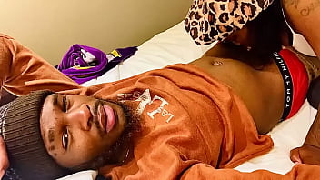 Preview 2 of Son Hears Mom Masturbating - Slow head is the best