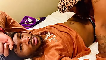 Preview 1 of Son Hears Mom Masturbating - Slow head is the best