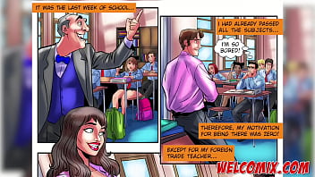 Preview 2 of Deshi Xxx Full Vidio Hd - Fucking the hot blue eyed teacher - Nerd Stallion