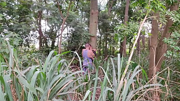 Preview 1 of Loves 43 - Busted! workers having sex in the bush on the Brazilian farm