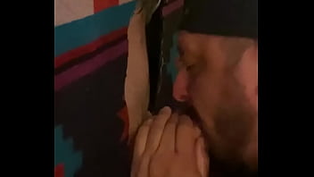 Preview 3 of Peter Homely - Sexy athletic guy drops by the Gloryhole