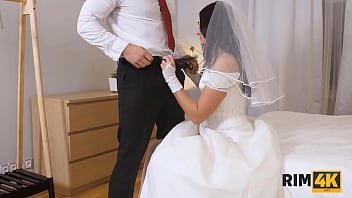 Preview 2 of Changing Naked - RIM4K. Asslicking and sex are special gift the bride has for the guy