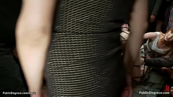 Preview 2 of Viet Cowokrer - Ginger slut fisted and fucked in public