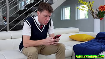 Preview 1 of Little Passy Fuck - family.com-Stepsister Kiara Cole hadnt been able to cum with other guys yet and so ask stepbros for it