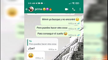 Preview 1 of Panico Na Band - PRIMA PUTA viene a chuparme la verga despu&eacute_s de calentarla por chat de WhatsApp (POV)