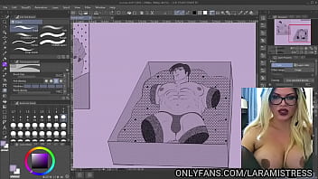 Preview 1 of Teen Sex Adriana Chechik Ganbang - Moment Stream - Creepy Drawing