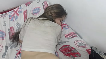 Preview 4 of American Xnxx - experimentando mi sexualidad con mi peque&ntilde_a hermanastra