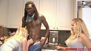 Preview 2 of Gd Ful - Busty blonde Mature and Girl share a BBC in an interracial 3some
