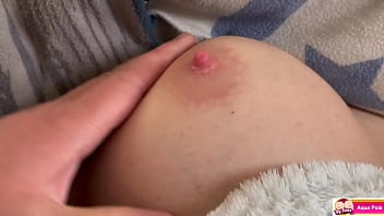 Preview 1 of Virtual Mom Incest - Hand Job with a lot Cum on Big Tits when He Play with My Nipples