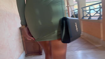 Preview 1 of African Dansing - I put my dress on tighter and he couldn&#039_t resist fucking me in the shower